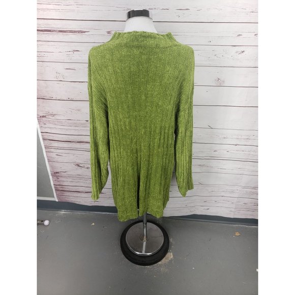 Passi Classics Medium Lime Green Acrylic Sweater - Picture 2 of 11